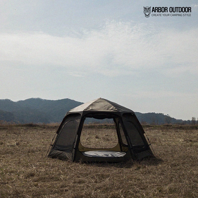 ARBOR 아버 캠핑 오토 핏 하우스 원터치 텐트